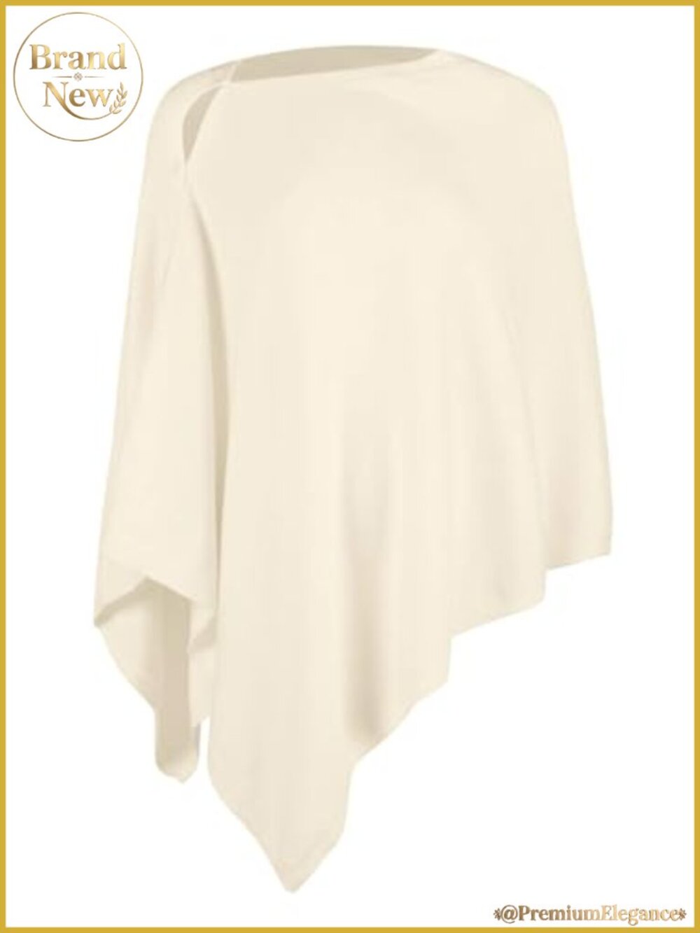 Womens Knit Poncho Shawl Wrap with Buttons Lightweight Cape Cardigan